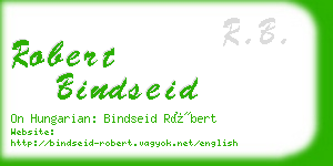 robert bindseid business card